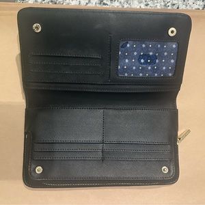Tory Burch black continental wallet